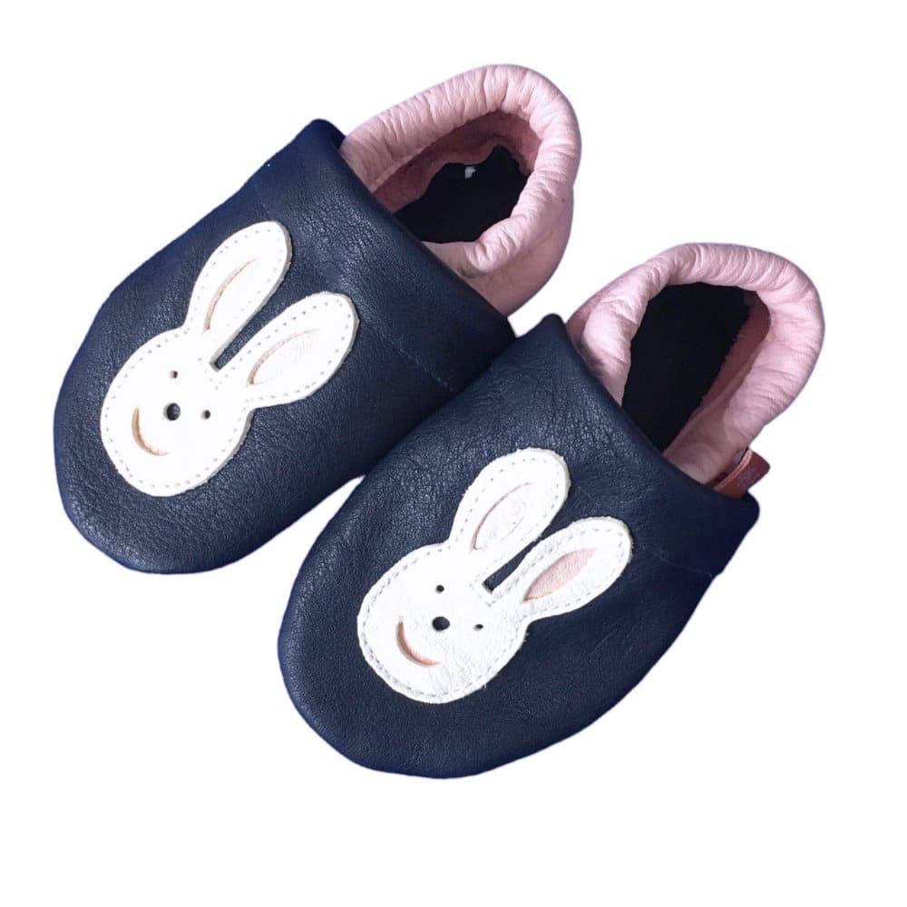 Hasenmotiv Lederschuhe
