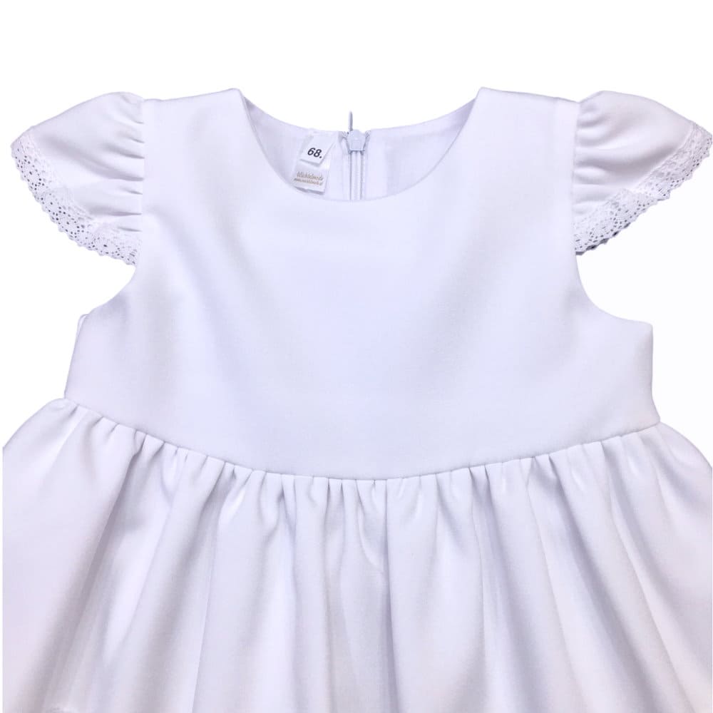 Sommerkleid für mädchen in weiss
