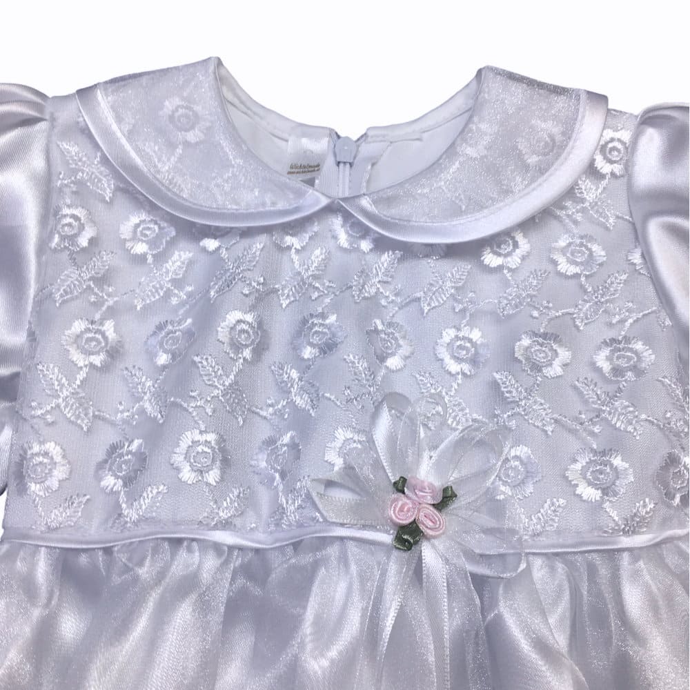 Exquisites Taufkleid lang