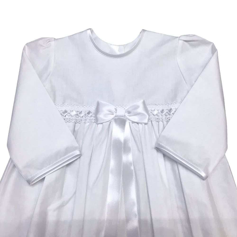 Langes taufkleid für Buben und Mädchen