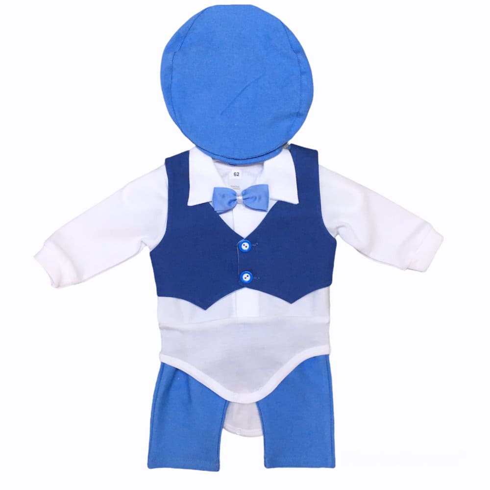 Taufanzug Set in blitzblau