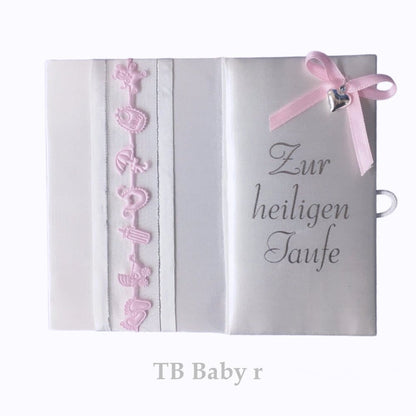 Taufbrief in rosa