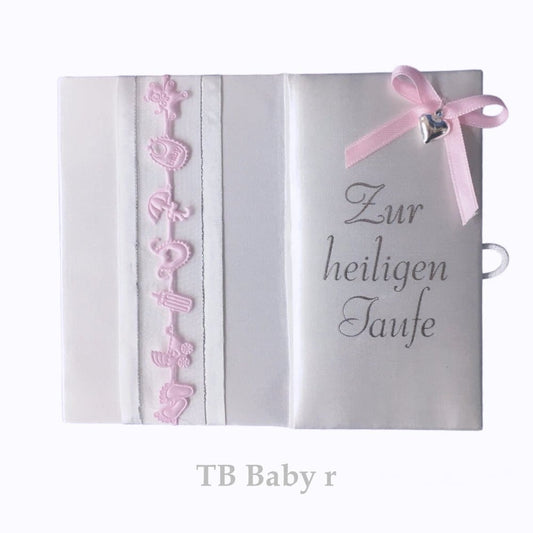 Taufbrief in rosa