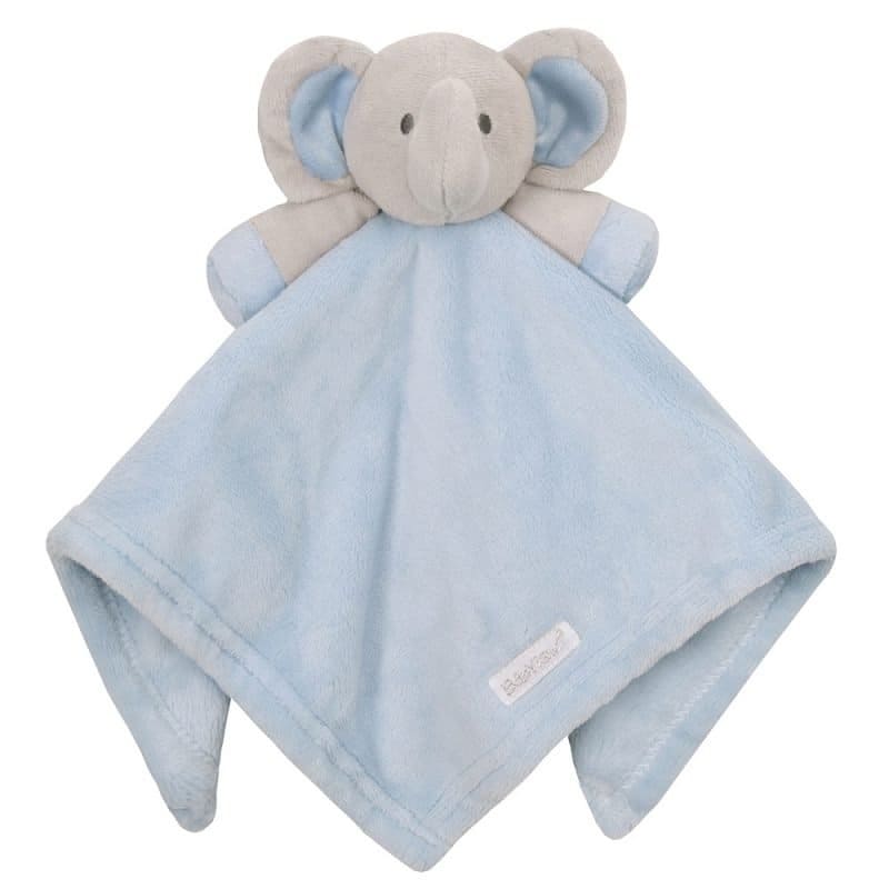 Schmusetuch-Kuscheltuch-Schnuffeltuch Elefant in blau