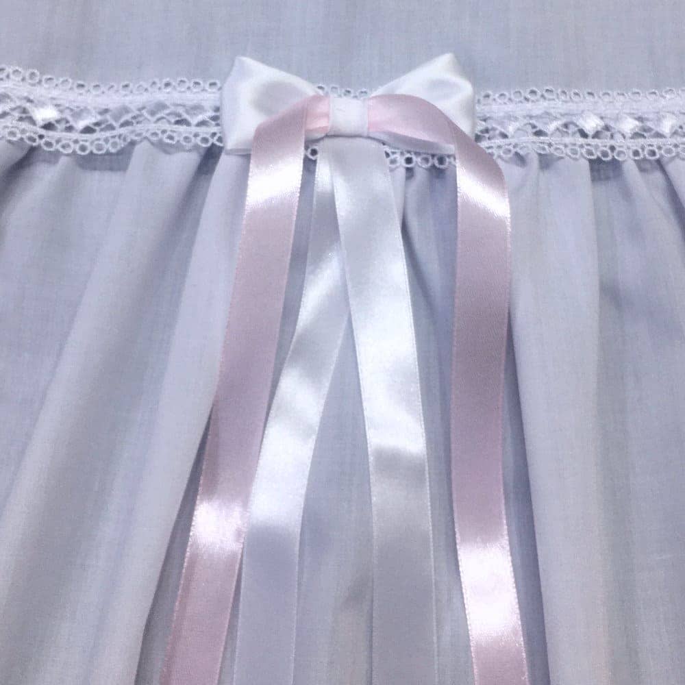 Taufaufleger Taufkleid rosa