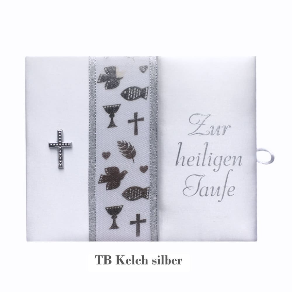 Taufbrief in silber