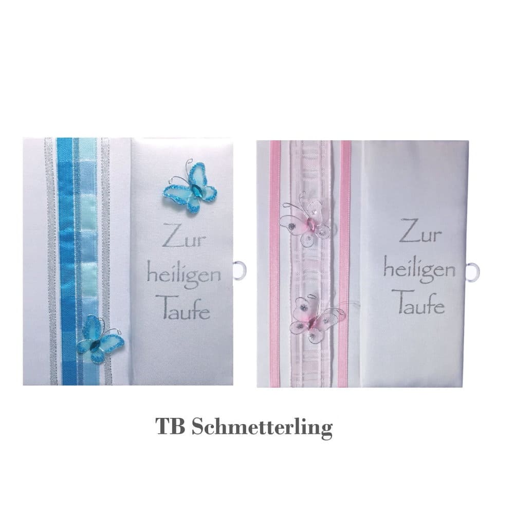 Taufbrief Schmetterling für Jungen und Mädchen
