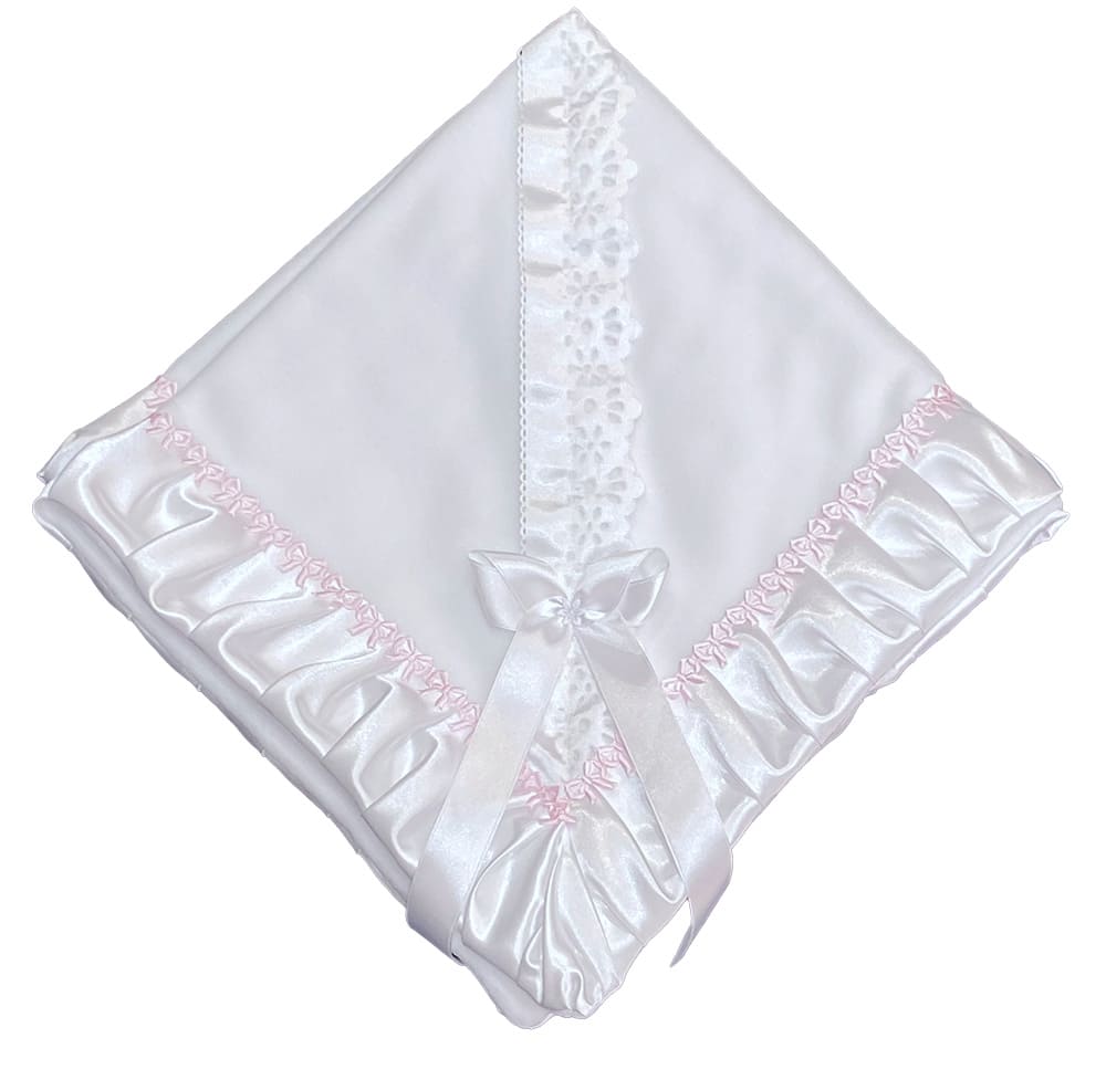 Taufdecke in rosa