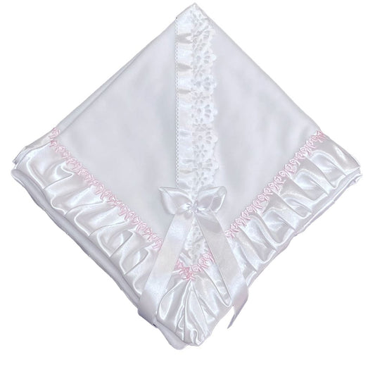 Taufdecke in rosa