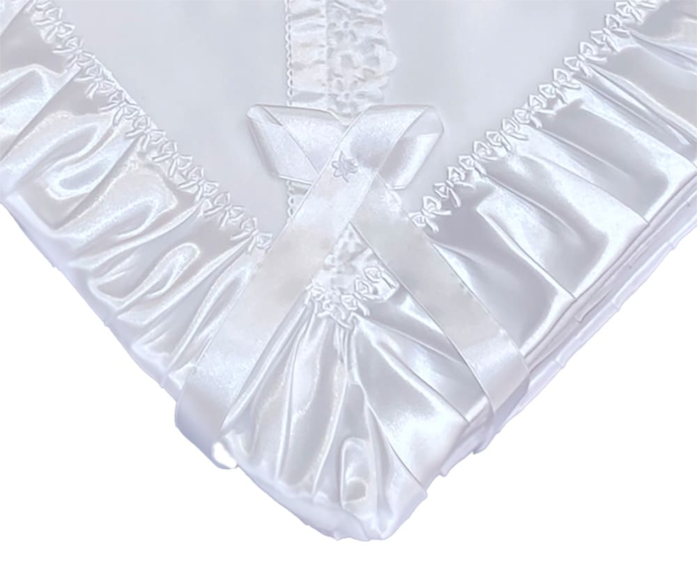 Taufdecke in weiss