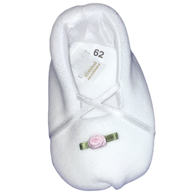 Taufschuhe aus Fleece für Mädchen Ballerinas