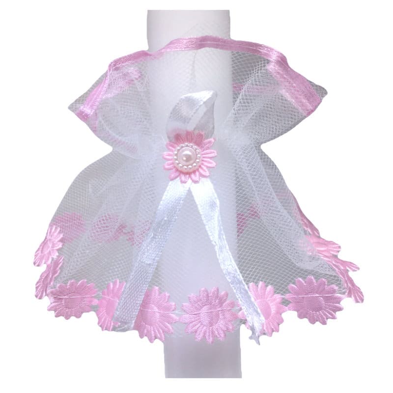 Tropfenfänger rosa für Kerzen