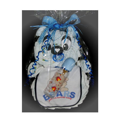 Windelbär blau Windelgeschenk bei wichtelmode